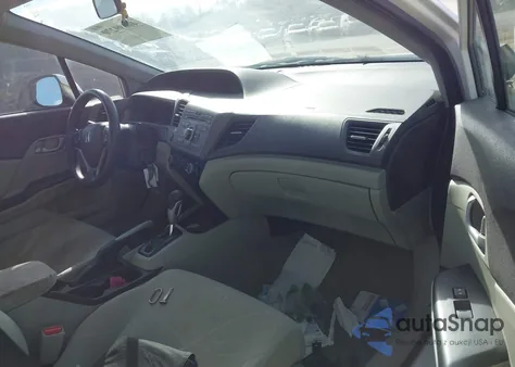 2012 Honda Civic Hf из США, поврежденный, VIN 2HGFB2F67CH550308